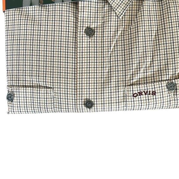 Orvis Long Sleeve Tech Shirt, Browns/Tans, Size XXL, NWT - Picture 6 of 9